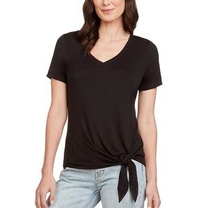 EXPRESS COTTON MODAL V NECK TIE FRONT
SHORT SLEEVE T SHIRTS